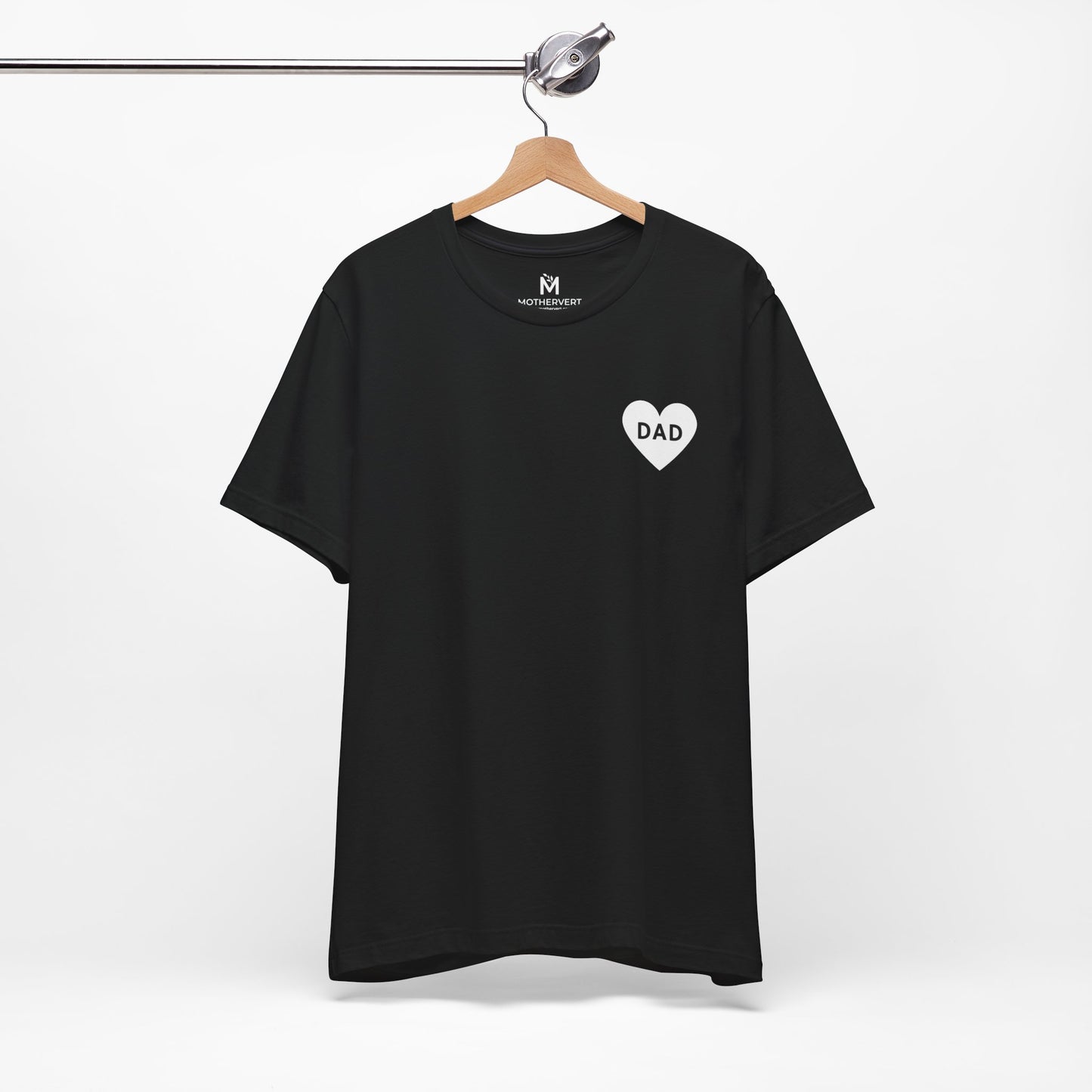 Heart Dad Tee Patronizable with kids name