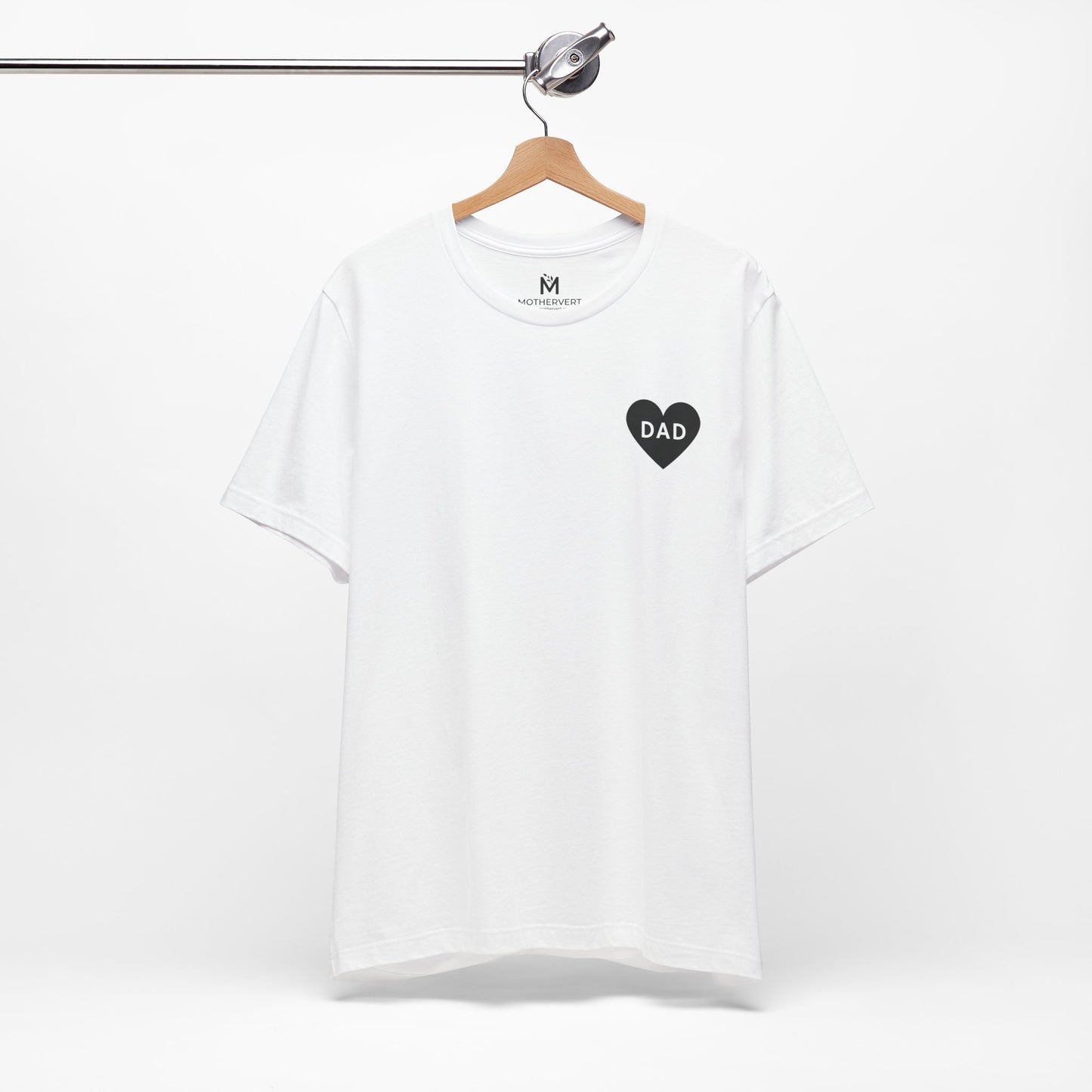 Heart Dad Tee Patronizable with kids name