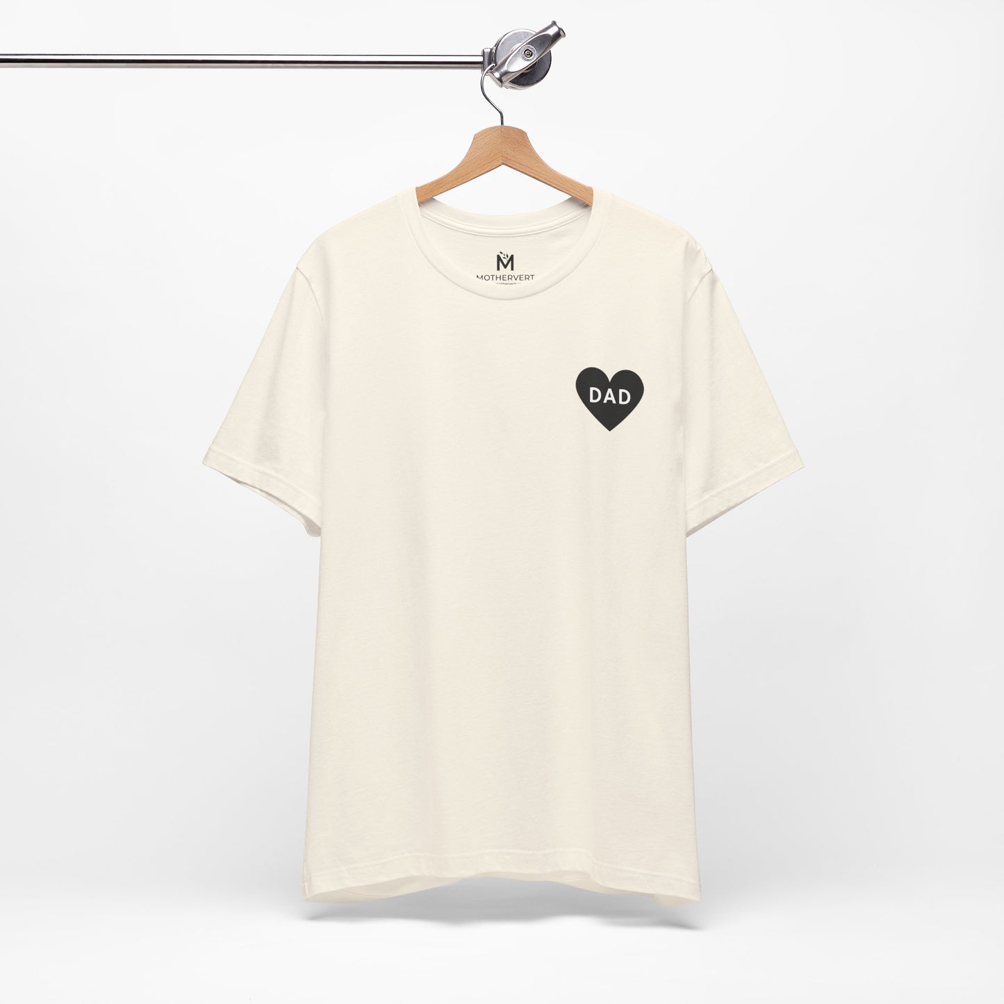 Heart Dad Tee Patronizable with kids name