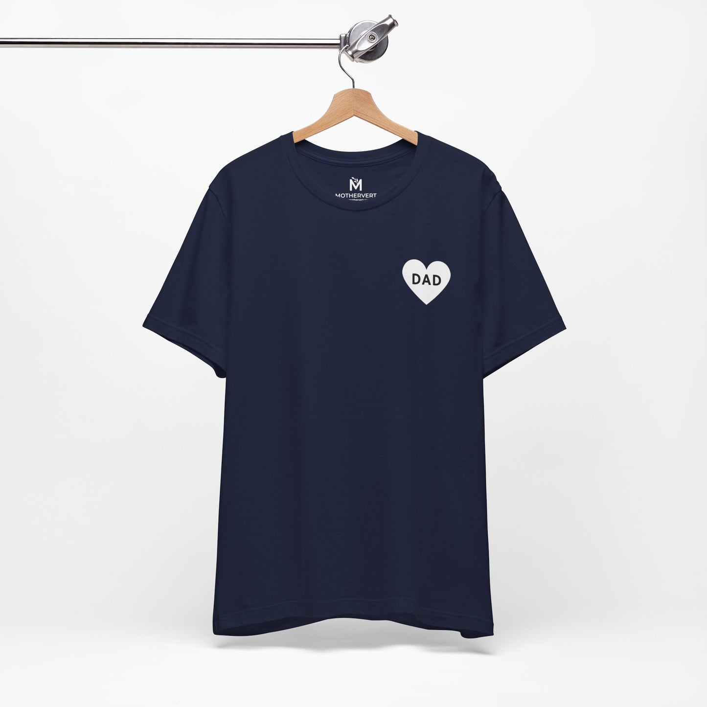 Heart Dad Tee Patronizable with kids name